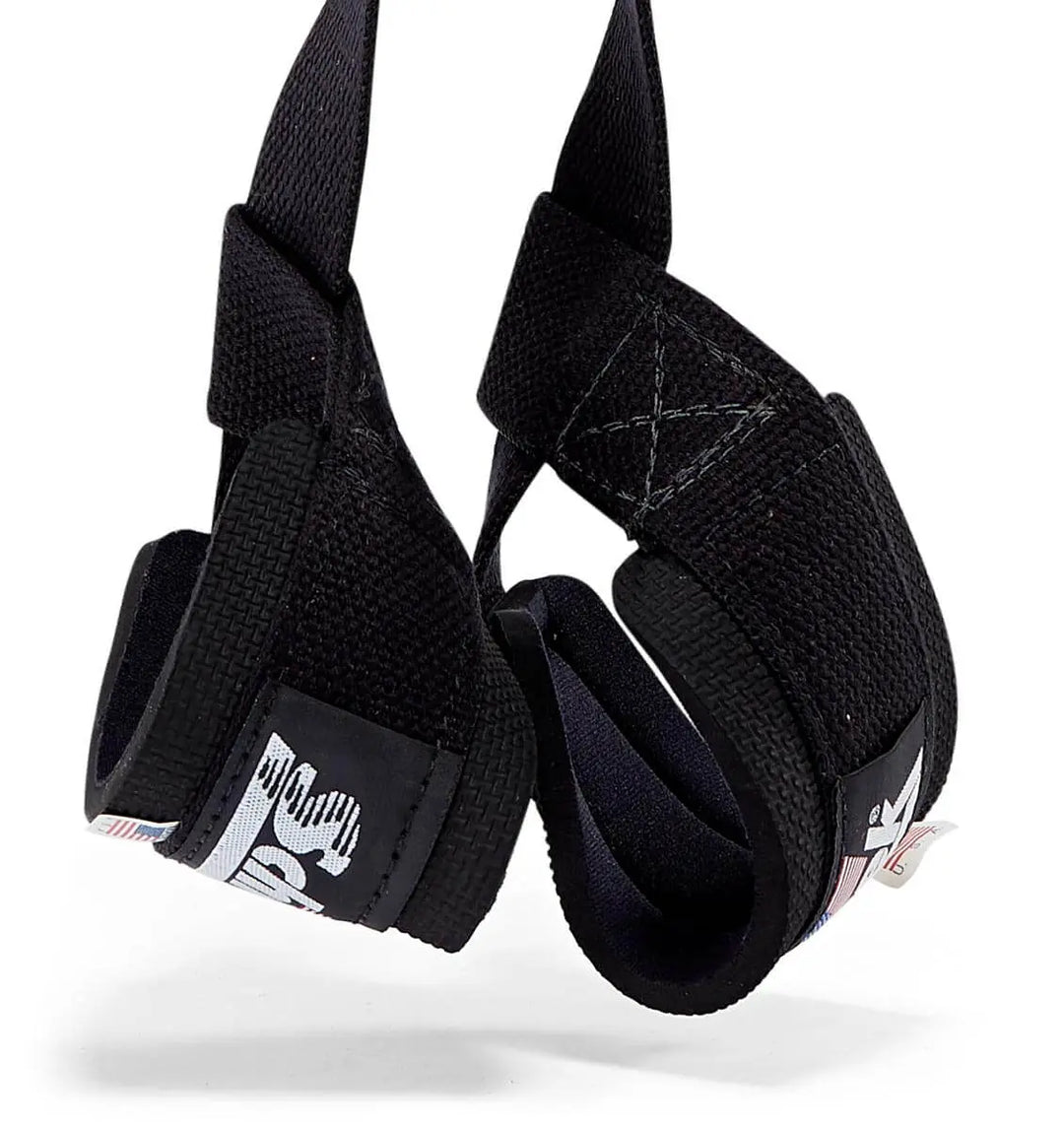 hanging ab straps black