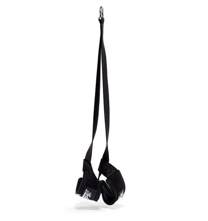 hanging ab straps black