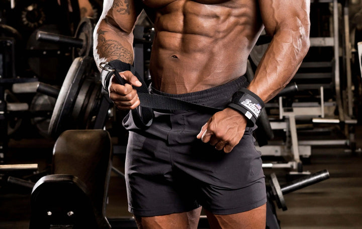 hanging ab straps black