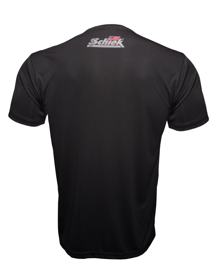 RED, WHITE & BLUE BLACK POLY TSHIRT