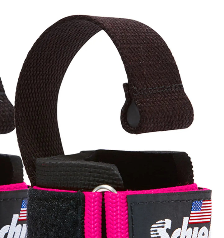 Model 1000DLS - Dowel Lifting Straps - Pink Schiek Sports