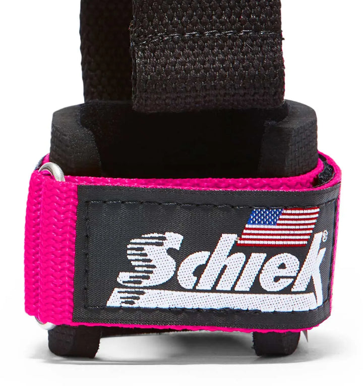 Model 1000DLS - Dowel Lifting Straps - Pink Schiek Sports