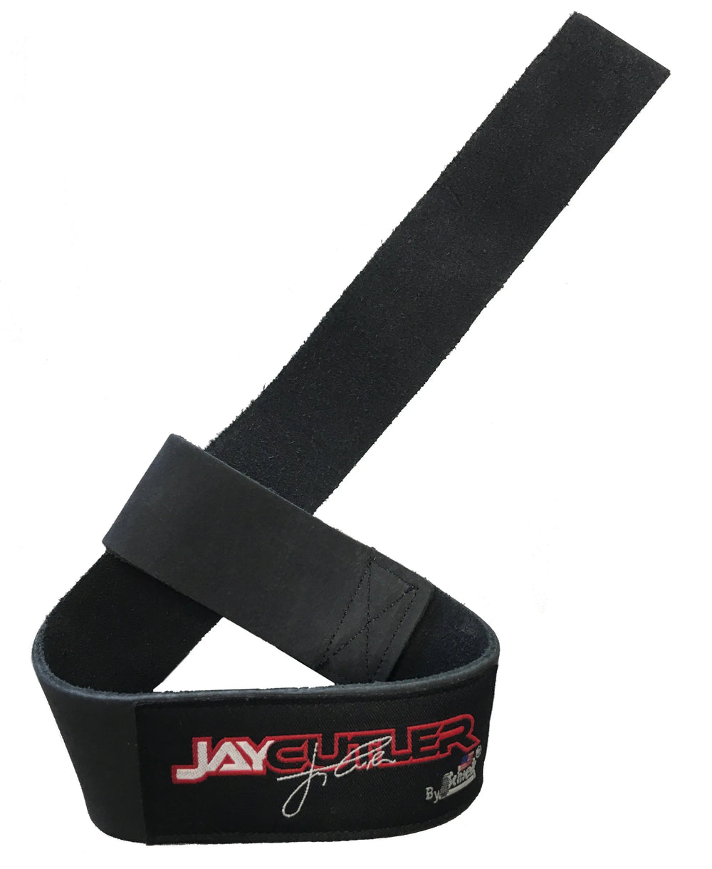 Model J-1000LLS Jay Cutler Signature Leather Lifting Straps Schiek Sports