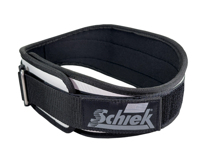 NEW WHITE CFW3004 Schiek Carbon Fiber Lifting Belt - Schiek Sports