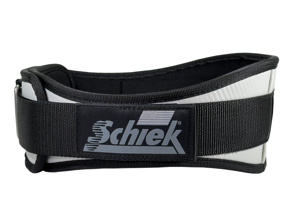 NEW WHITE CFW3004 Schiek Carbon Fiber Lifting Belt - Schiek Sports