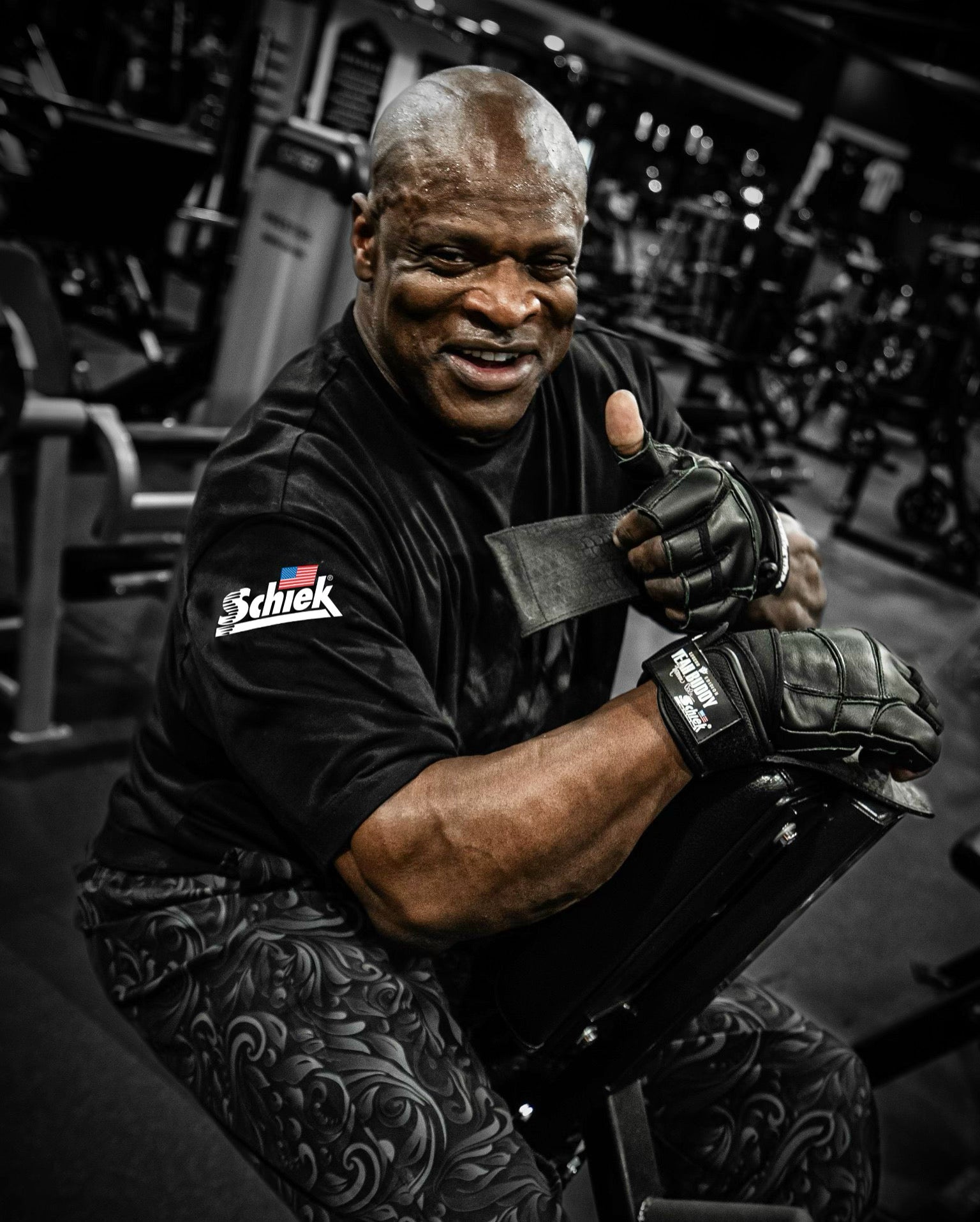 Ronnieさん★ Ronnie Coleman Signature Series Model RC 1907 Platinum Ultimate Grip
