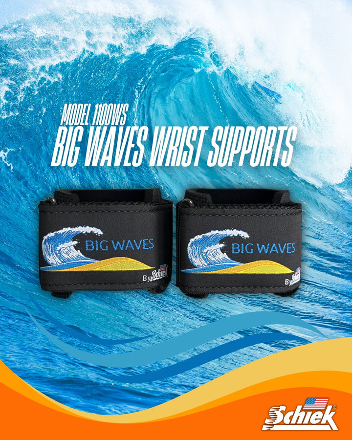 Model 1100WS - BIG WAVES Wrist Supports by Brandon Hendrickson x Schiek