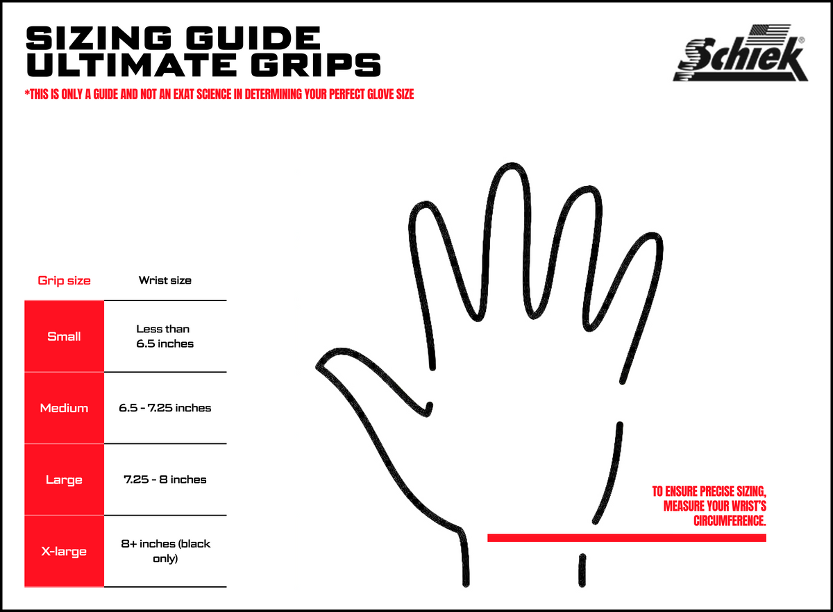 Model 1907 Platinum Edition Ultimate Grips size guide