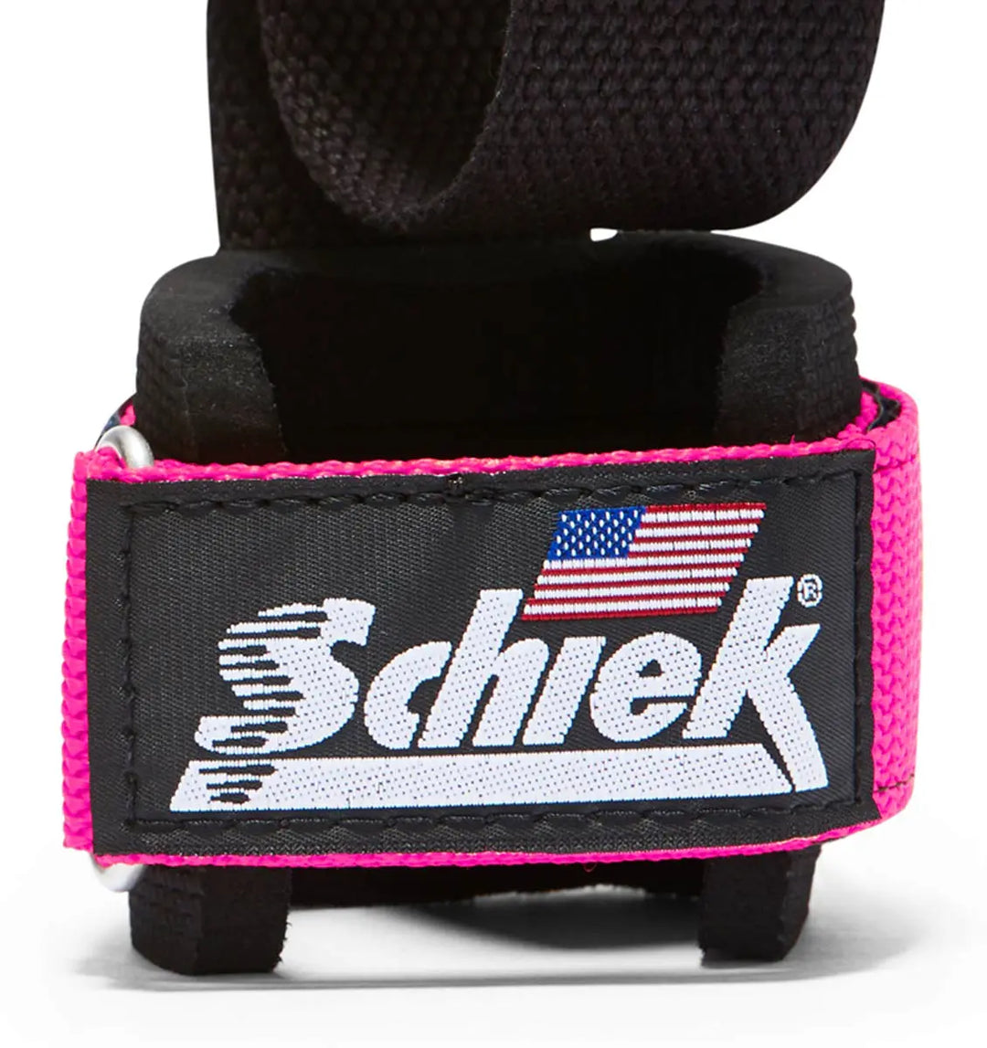 Pink Lifting Rings Model 1000PLS - Power Lifting Straps - Pink | Schiek Lifting Straps