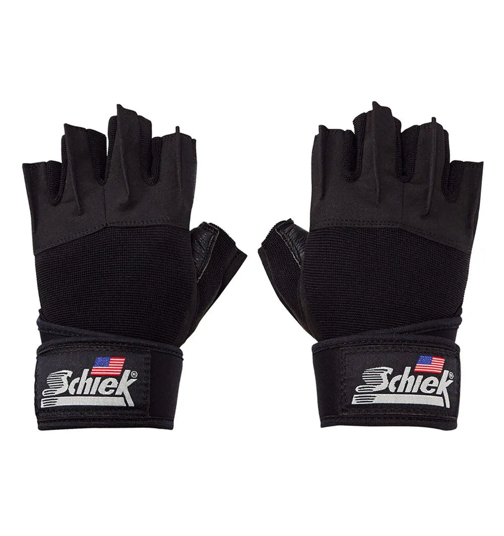 Model 540 Lifting Gloves with Wrist Wraps - Schiek Sports