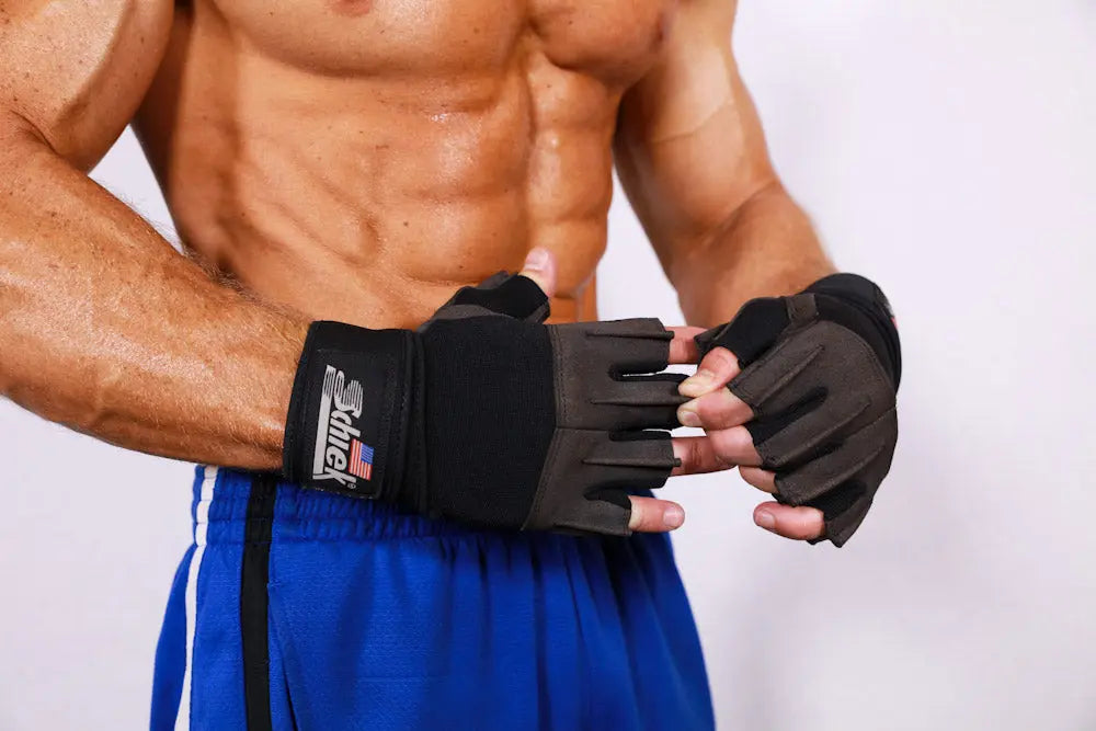Model 540 Lifting Gloves with Wrist Wraps - Schiek Sports