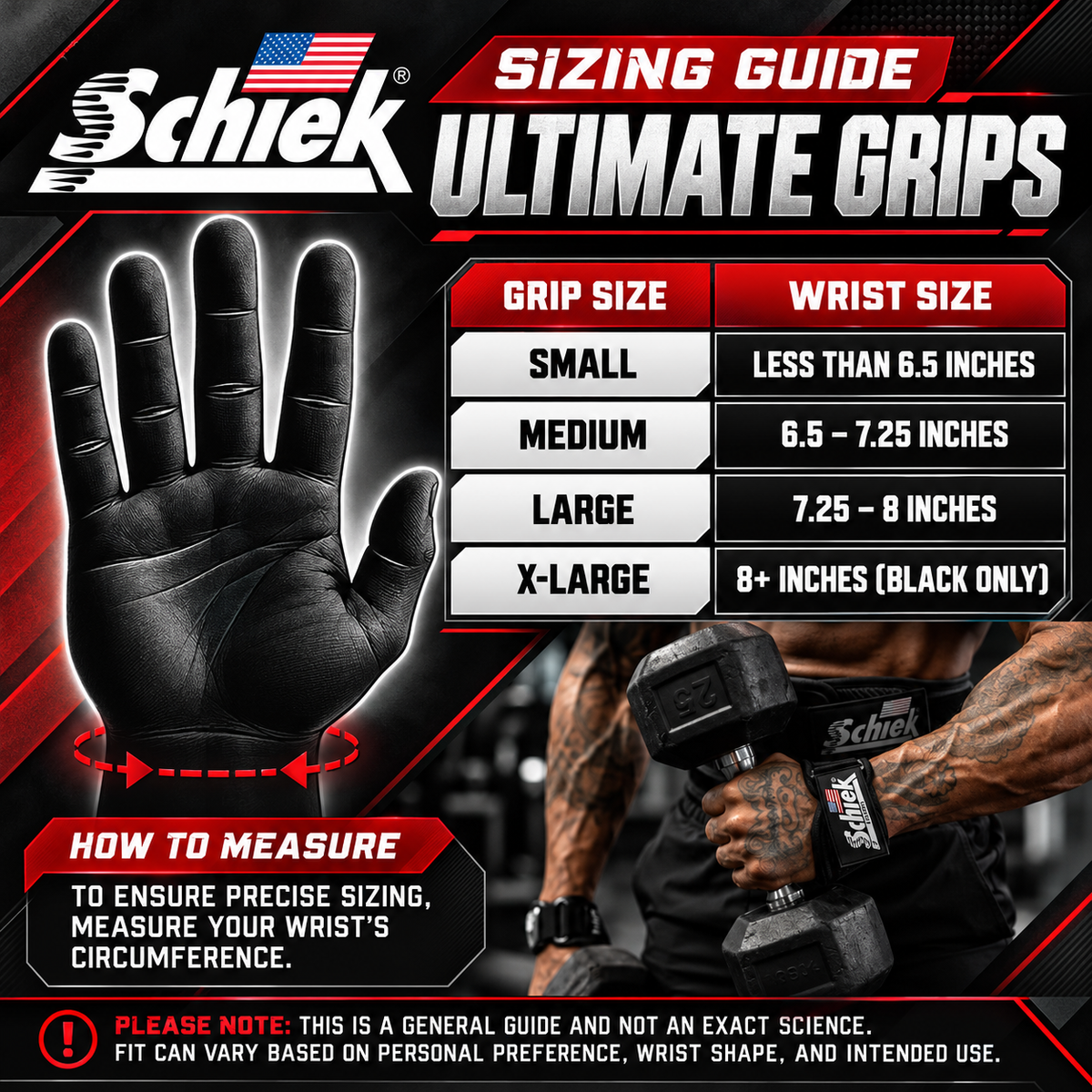 ULTIMATE GRIPS SIZING