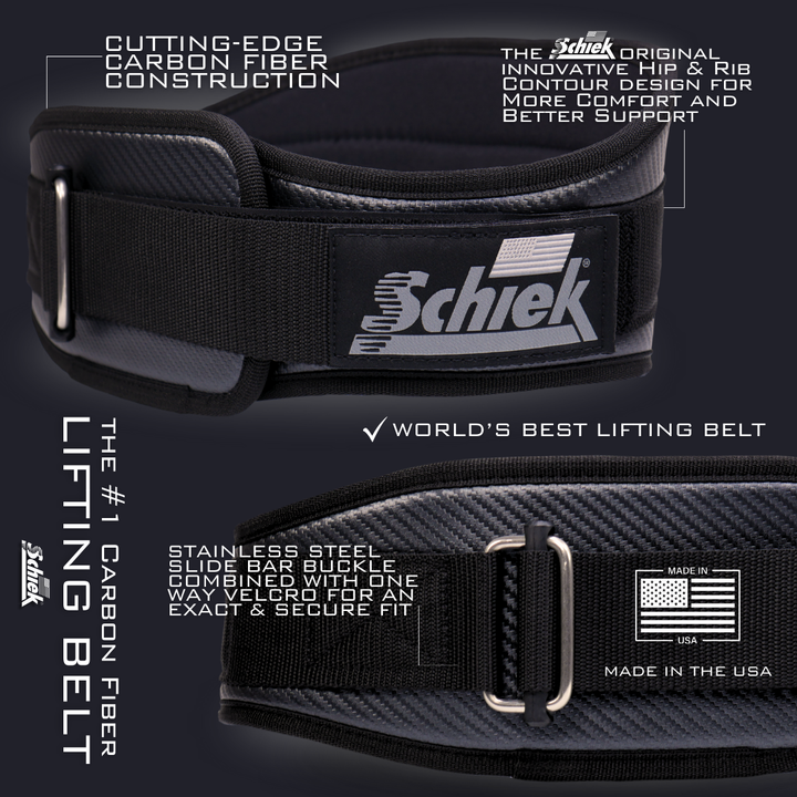 CF3004 Schiek Carbon Fiber Lifting Belt