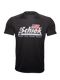 RED, WHITE & BLUE BLACK POLY TSHIRT